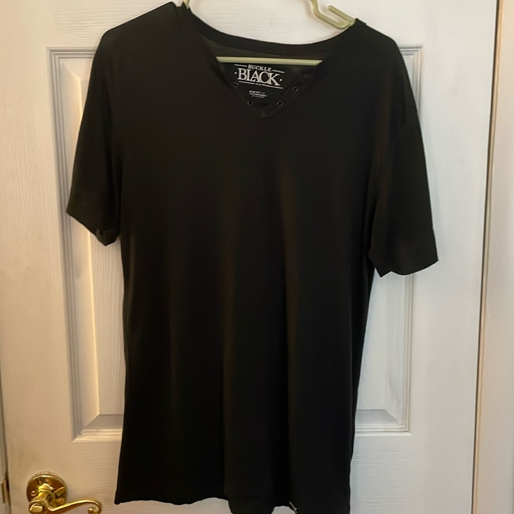 Buckle Black Large Slim Fit T-Shirt Short Sleeve